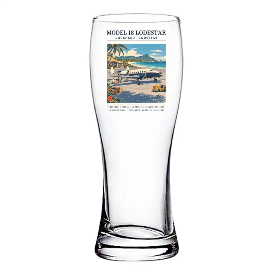 Model 18 Lodestar - Poster - Pilsner Beer Glass