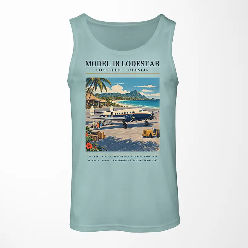 Model 18 Lodestar - Poster - Tank Top - Light Green
