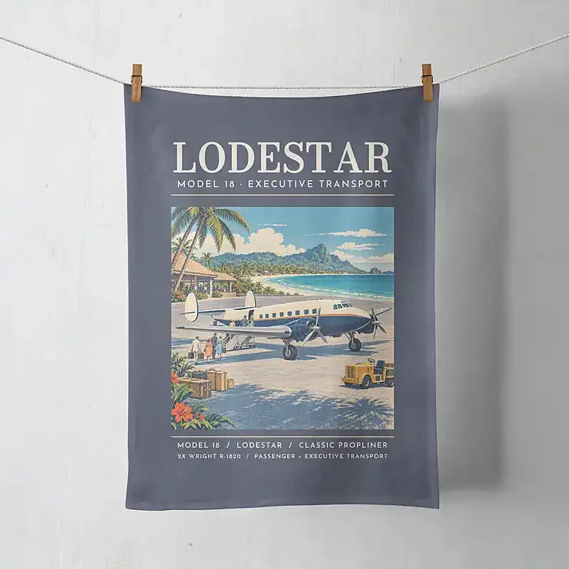Model 18 Lodestar - Poster - Towel - Navy Blue