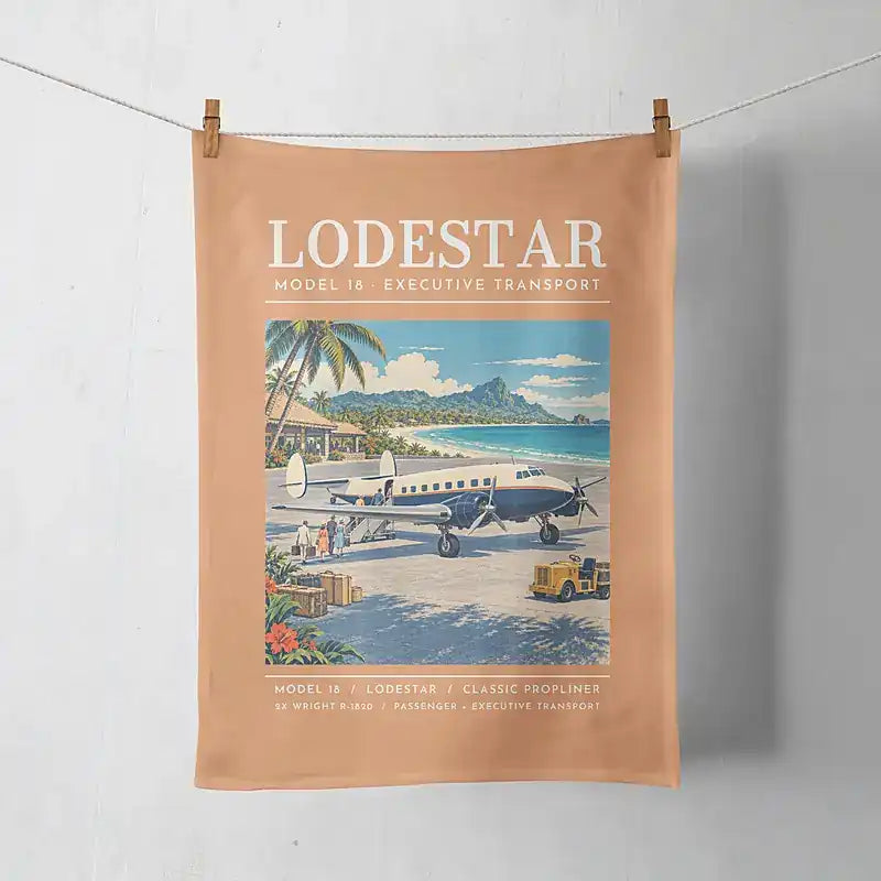 Model 18 Lodestar - Poster - Towel - Orange