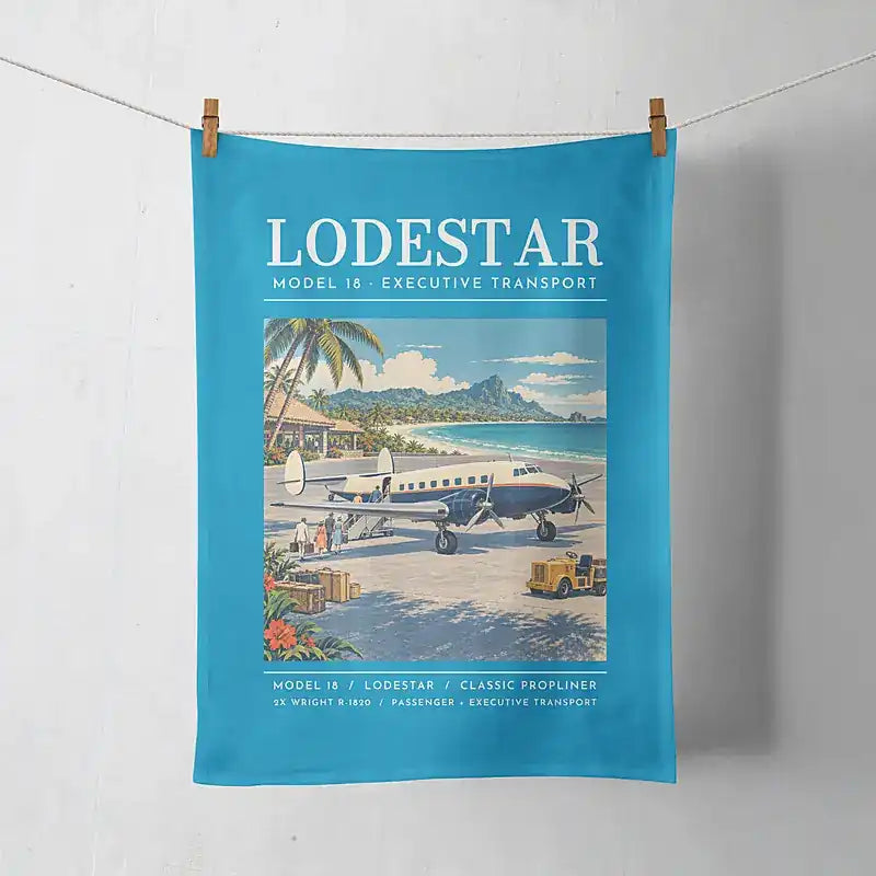 Model 18 Lodestar - Poster - Towel - Turquoise