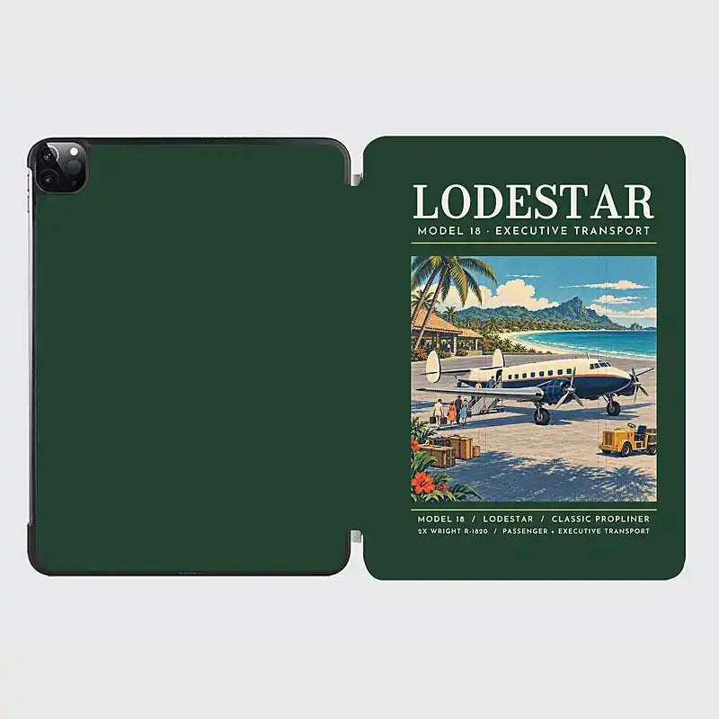 Model 18 Lodestar - Poster - iPad Case - Dark Green