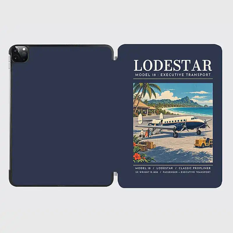 Model 18 Lodestar - Poster - iPad Case - Navy Blue