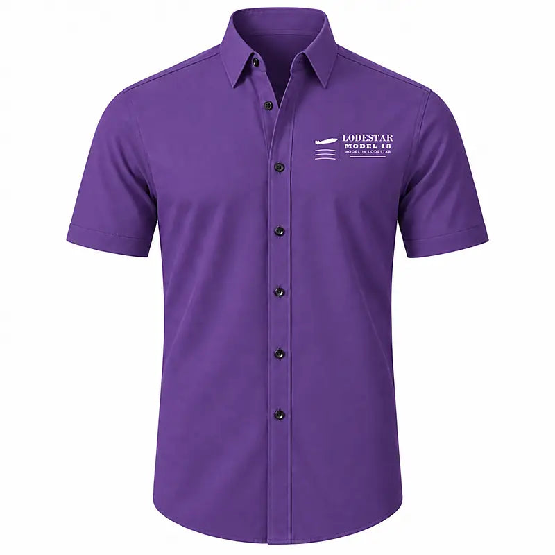 Model 18 Lodestar - Short Sleeve Shirt - Poster - Purple