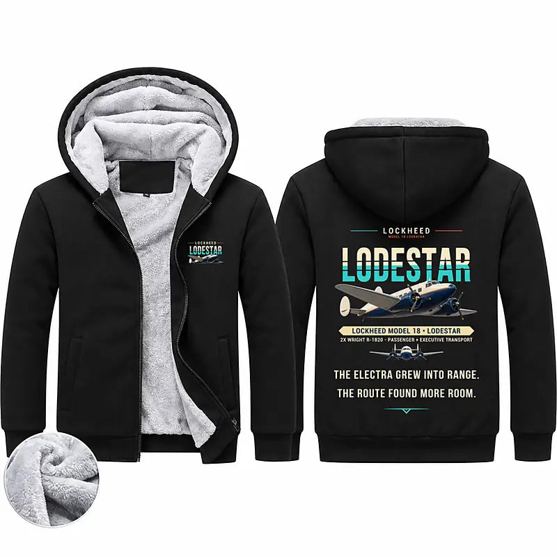 Model 18 Lodestar Zipped Sweatshirts - Original - Black