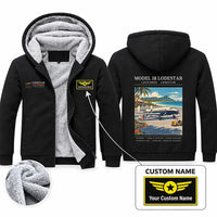 Thumbnail for Model 18 Lodestar Zipped Sweatshirts - Poster + Name - Black