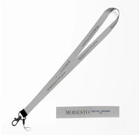 Thumbnail for Modesto City Series lanyard - light gray
