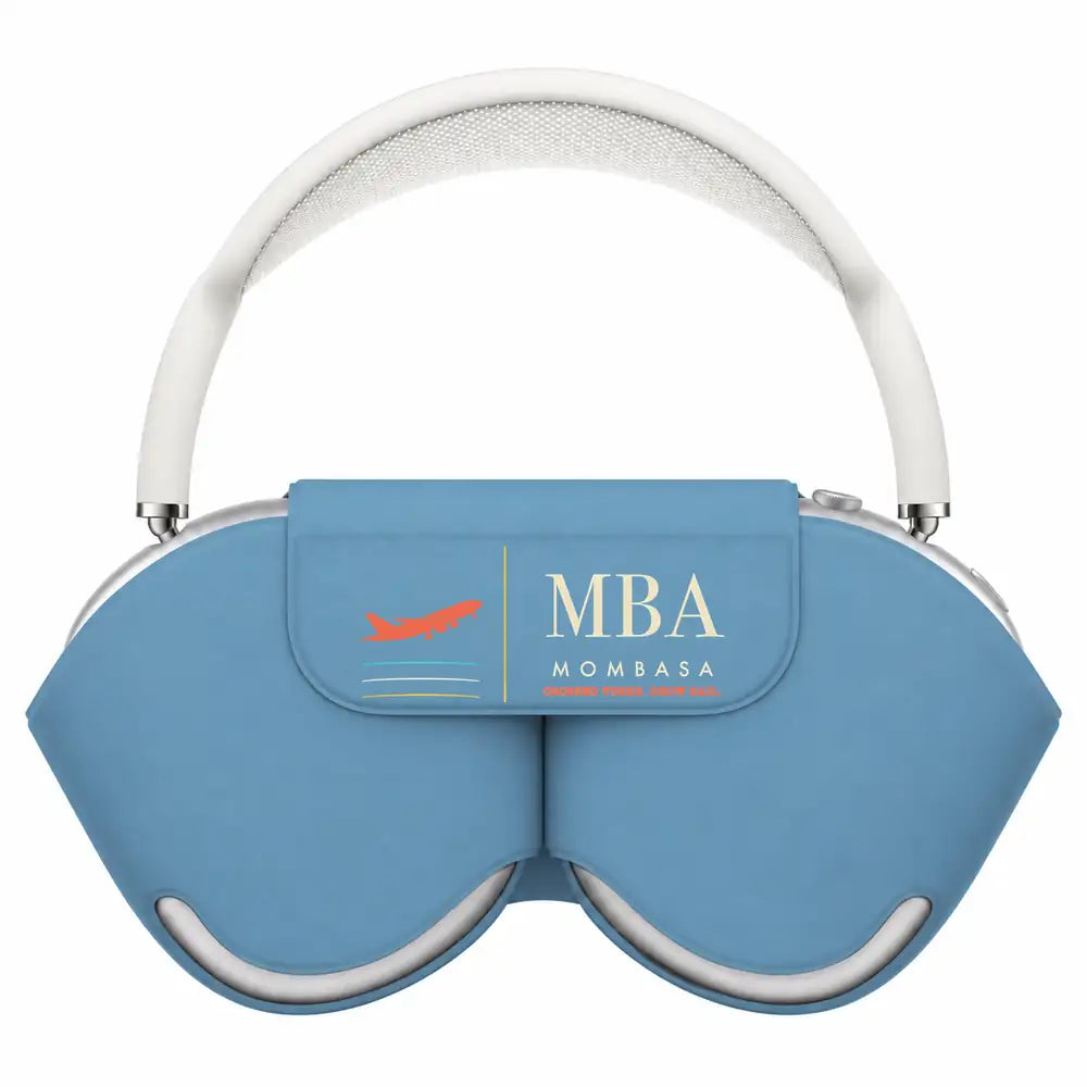 Moi International Airport (MBA) AirPods Max Cases - Blue
