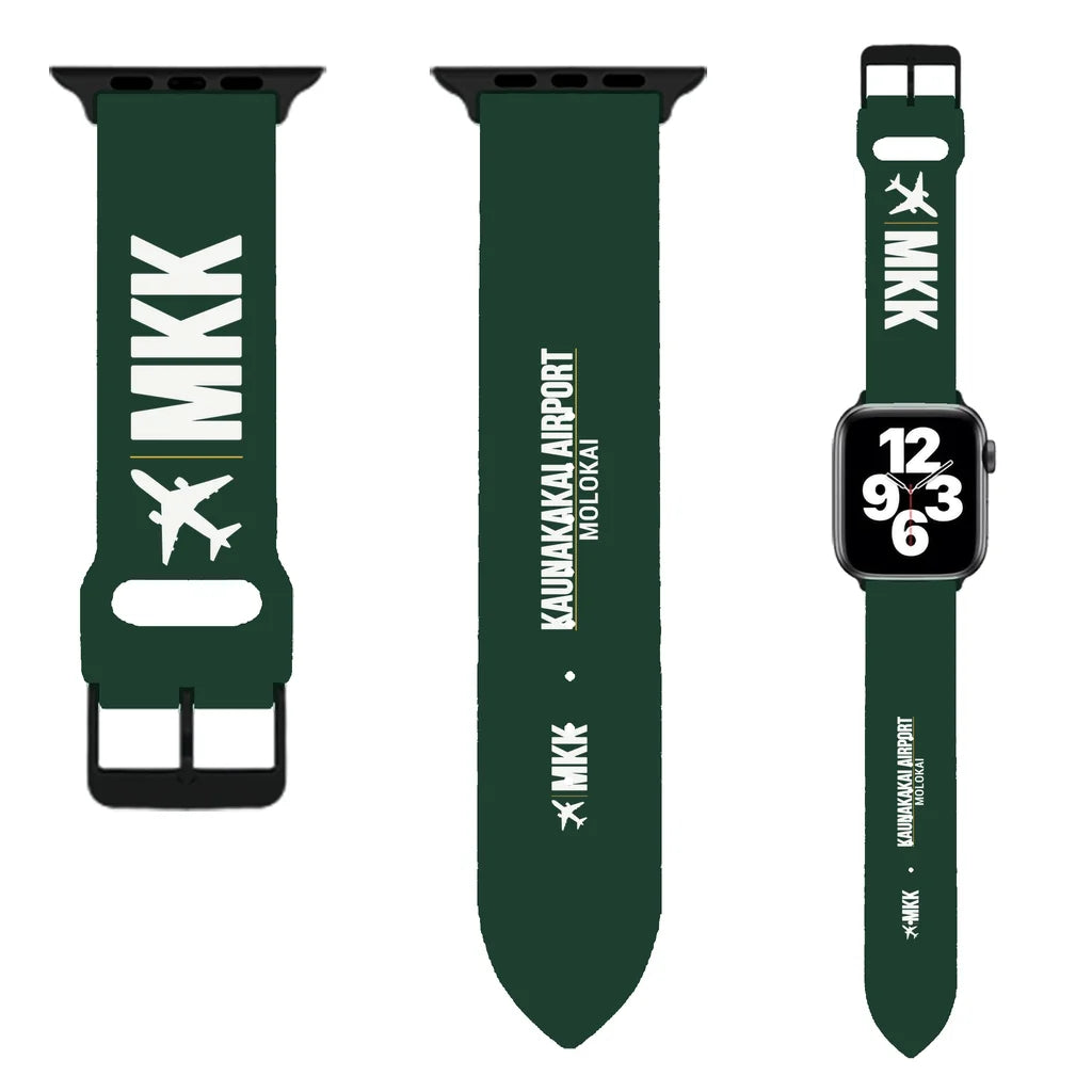 WBV6 | Molokai Airport MKK | Dark Green (Metal Buckle)