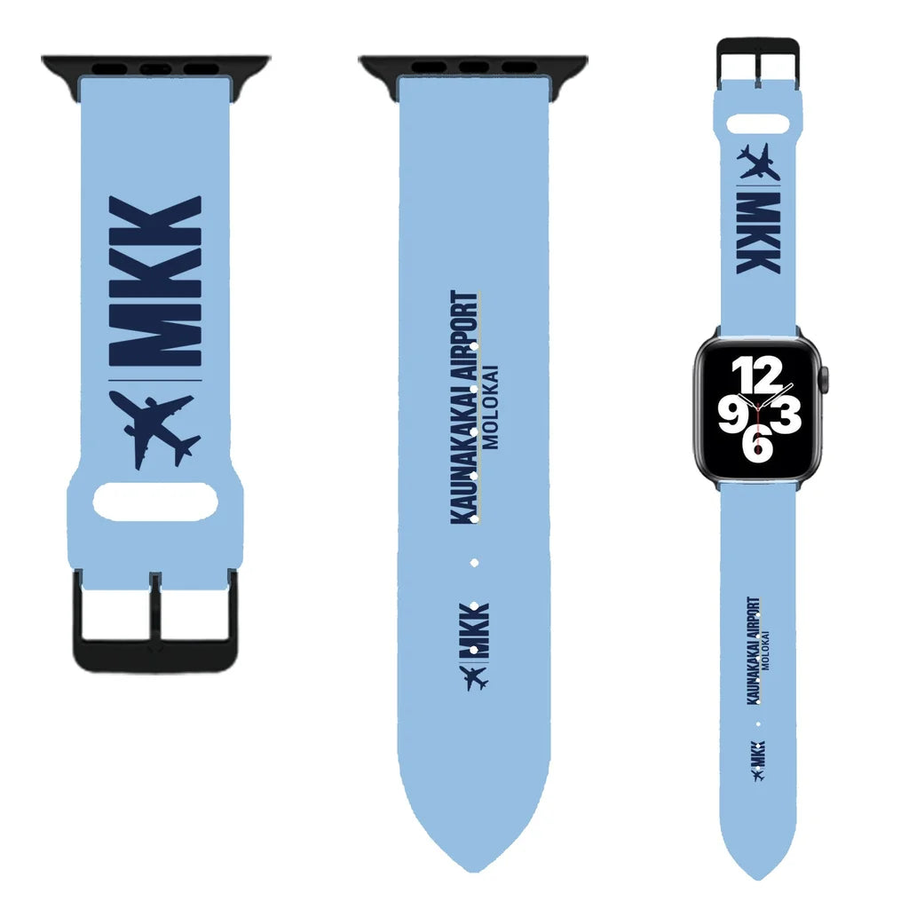 WBV6 | Molokai Airport MKK | Light Blue (Metal Buckle)