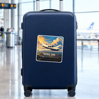 Thumbnail for Mooney M20J 201 - 3D - Square Sticker - Suitcase