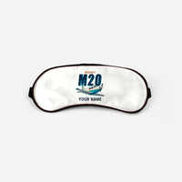 Thumbnail for Mooney M20J 201 - Cartoon + Name - Sleep Mask - White