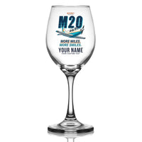 Thumbnail for Mooney M20J 201 - Cartoon + Name - Wine Glass