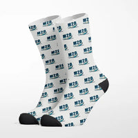 Thumbnail for Mooney M20J 201 - Cartoon - Socks - White