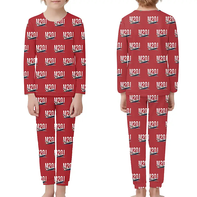 Mooney M20J 201 - Children Pajamas - Original Pattern - Red