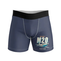 Thumbnail for Mooney M20J 201 - Men Boxers - Cartoon + Name - Navy Blue