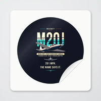 Thumbnail for Mooney M20J 201 - Original - Circle Sticker - Peel