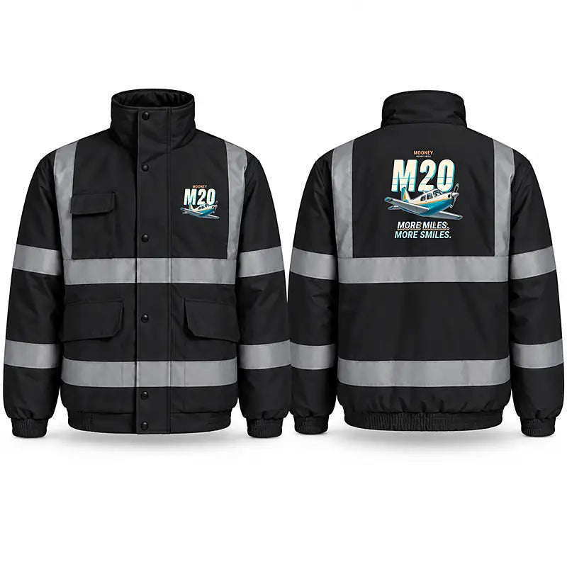Mooney M20J 201 Reflective Winter Jackets - Cartoon - Black