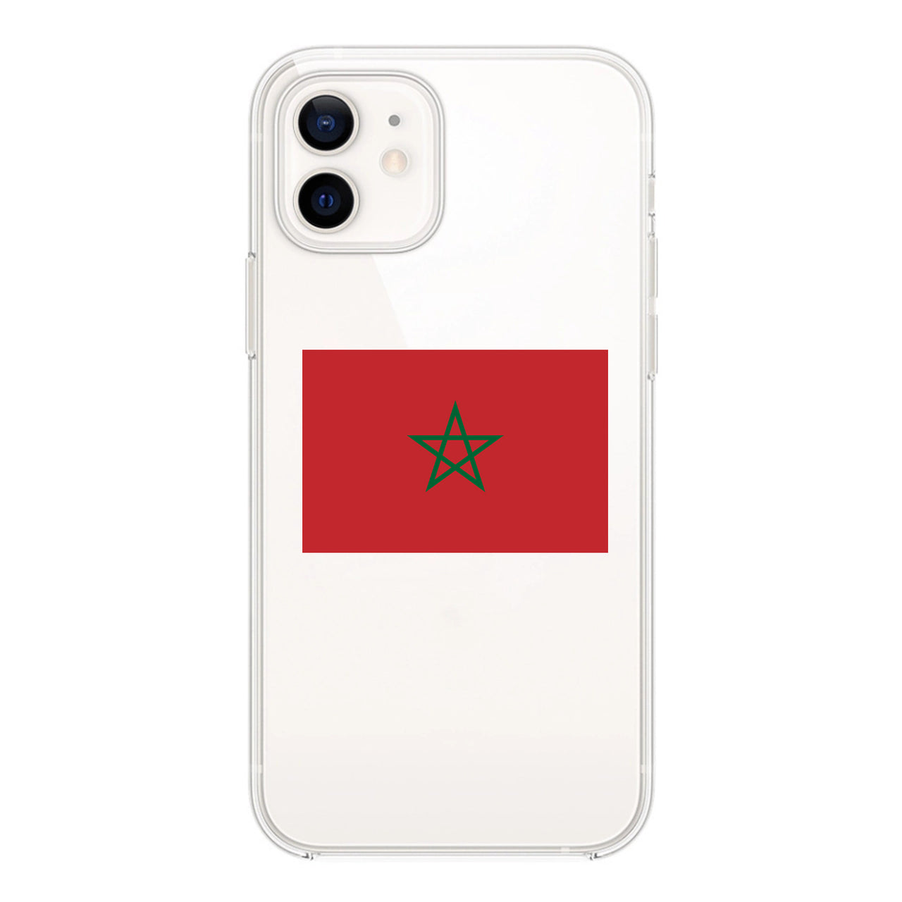 Morocco Designed Transparent Silicone iPhone Cases