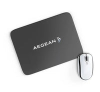 Thumbnail for Aegean Airlines design on black rectangle mouse pad