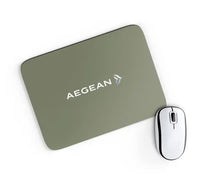 Thumbnail for Aegean Airlines design on green army rectangle mouse pad