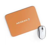 Thumbnail for Aegean Airlines design on orange rectangle mouse pad