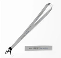 Thumbnail for Moustiers City Series lanyard - light gray