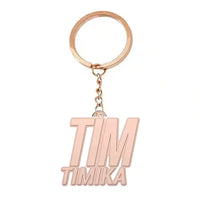 Thumbnail for Mozes Kilangin Airport (TIM) Hollow Key Chains & Pins & Necklaces - Key Chain - Rose gold