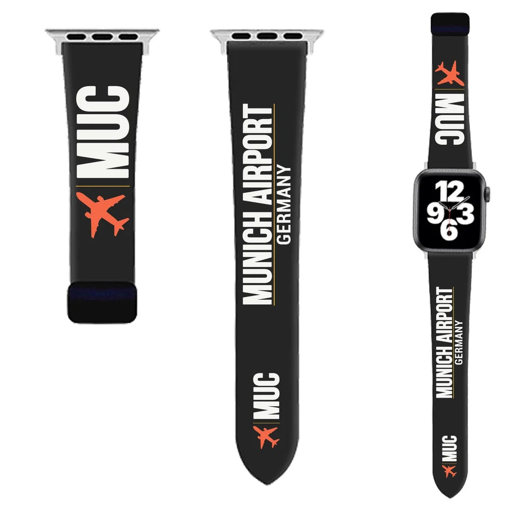 WBV6 | Munich Airport MUC | Black (Magnetic Band)