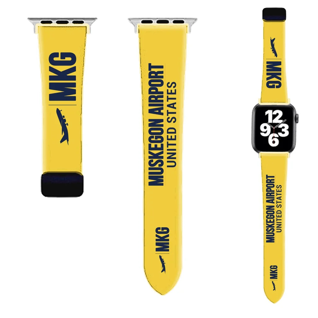 WBV6 | Muskegon County Airport MKG | Yellow (Magnetic Band)