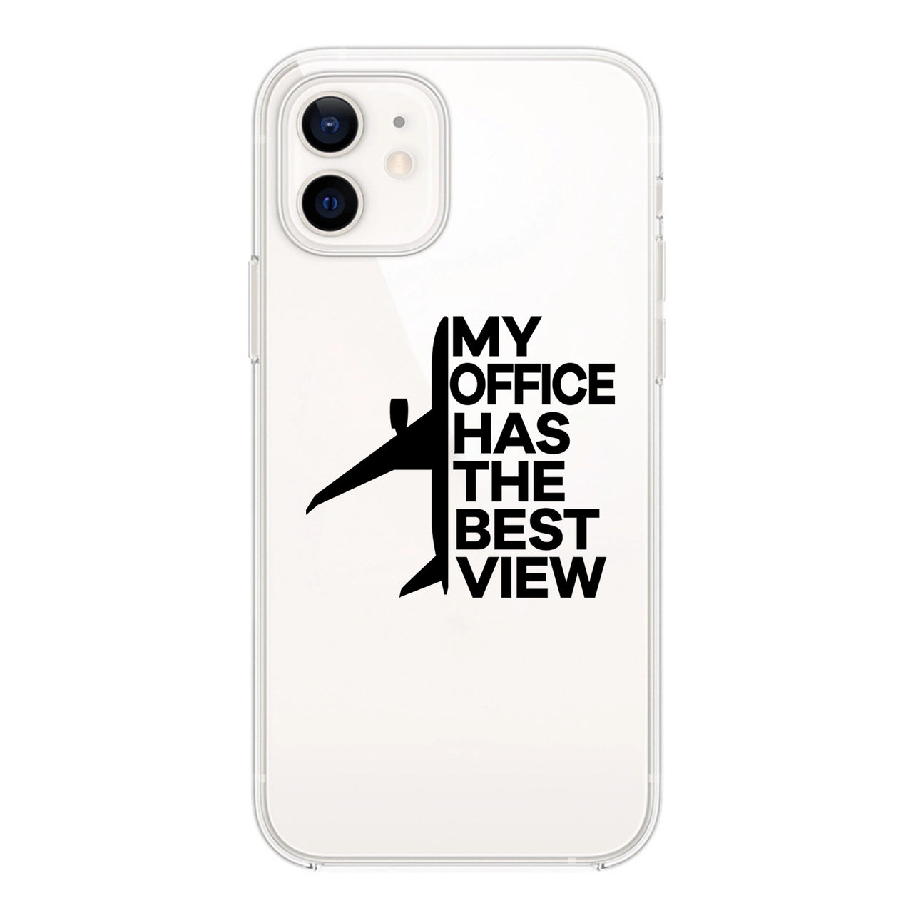 My Office Has The Best View Designed Transparent Silicone iPhone Cases