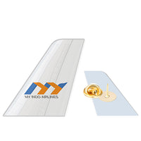 Thumbnail for My indo Airlines Designed Tail Shape Badges & Pins