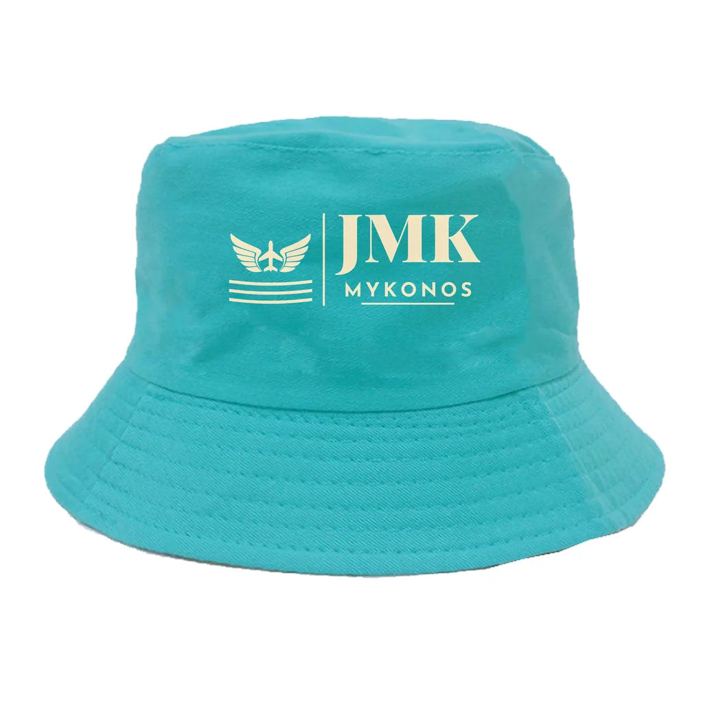 Mykonos Island Airport (JMK) summer hat - green