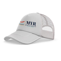 Thumbnail for Myrtle Beach International Airport (MYR) trucker cap - white