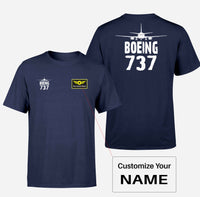 Thumbnail for Boeing 737 & Plane Designed Double-Side T-Shirts