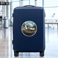 Thumbnail for N219 Nurtanio - 3D + Name - Circle Sticker - Suitcase