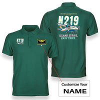 Thumbnail for N219 Nurtanio - Cartoon - Double-Side Polo - Green + Name