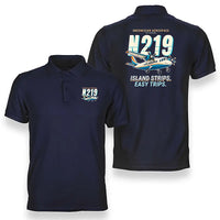 Thumbnail for N219 Nurtanio - Cartoon - Double-Side Polo - Navy Blue