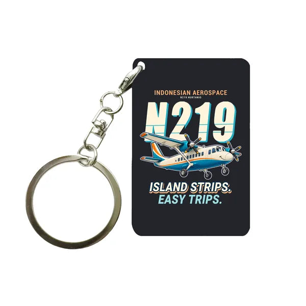 N219 Nurtanio - Cartoon - Key Chain - Black