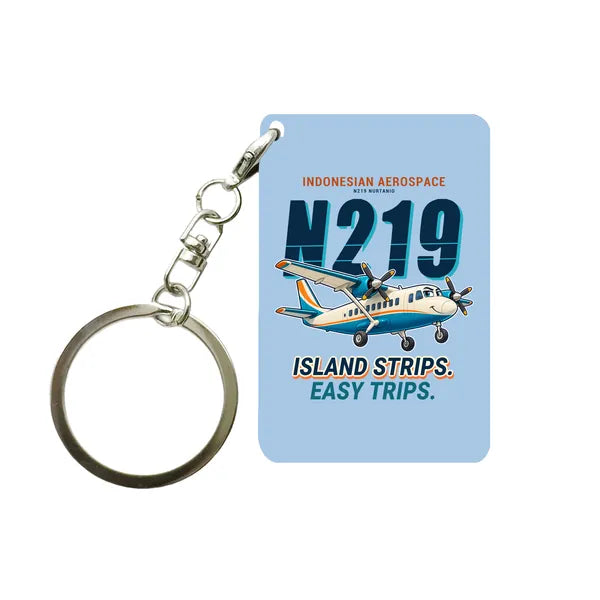 N219 Nurtanio - Cartoon - Key Chain - Light Blue