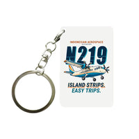 Thumbnail for N219 Nurtanio - Cartoon - Key Chain - White