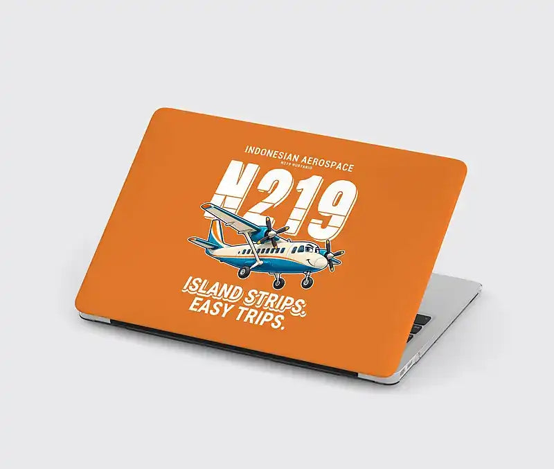 N219 Nurtanio - Cartoon - MacBook Case - Orange