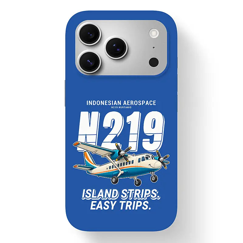 N219 Nurtanio - Cartoon - MagSafe iPhone 17 Pro - Blue