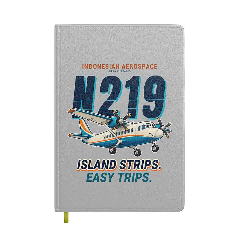 N219 Nurtanio - Cartoon - Notebook - Light Gray
