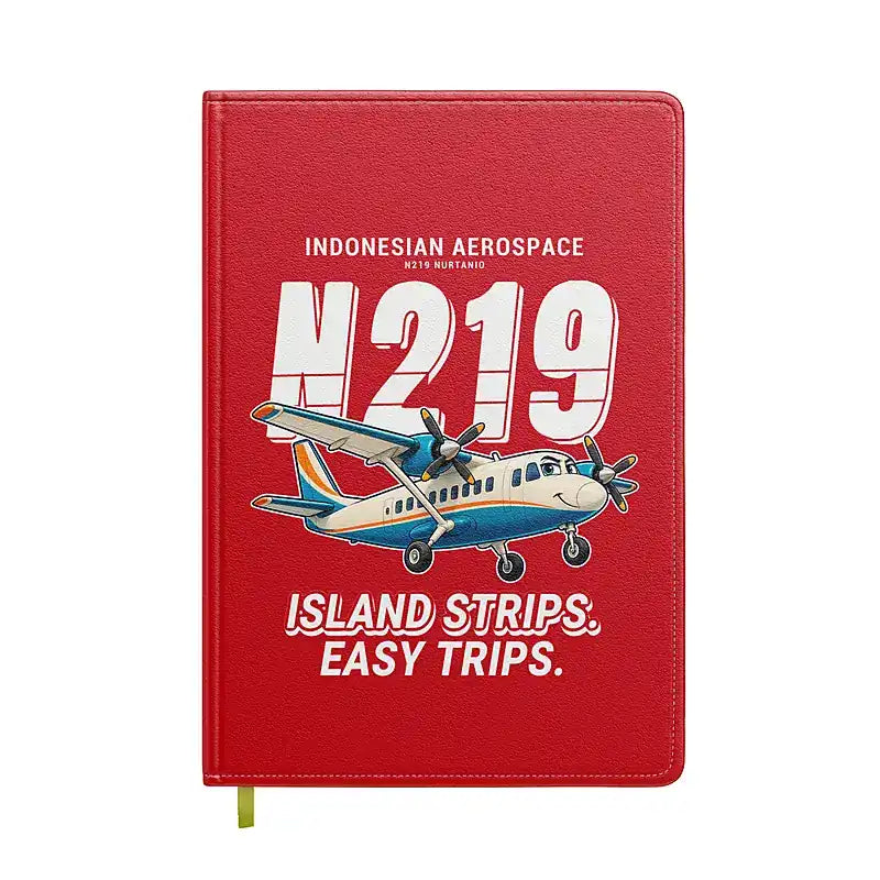 N219 Nurtanio - Cartoon - Notebook - Red
