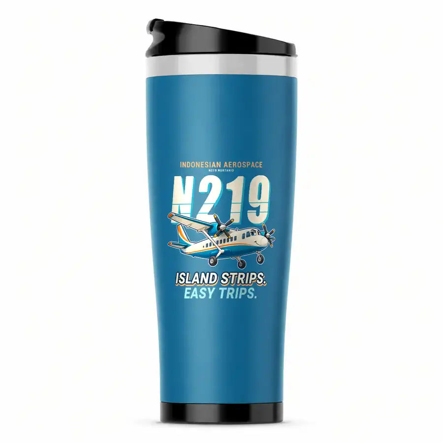 N219 Nurtanio - Cartoon - Stainless Steel (No Holder) - Light Blue