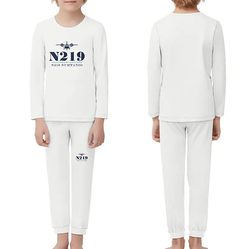 N219 Nurtanio - Children Pajamas - Heritage Chest - White
