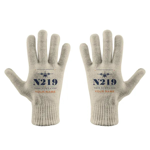 N219 Nurtanio - Gloves - Full - Heritage + Name - Beige