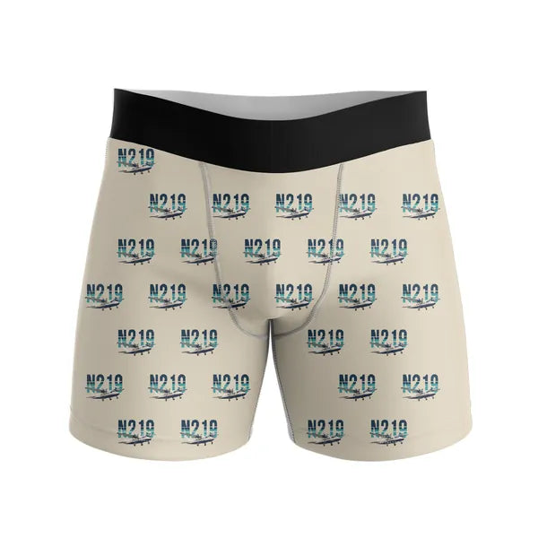 N219 Nurtanio - Men Boxers - Original Pattern - Beige