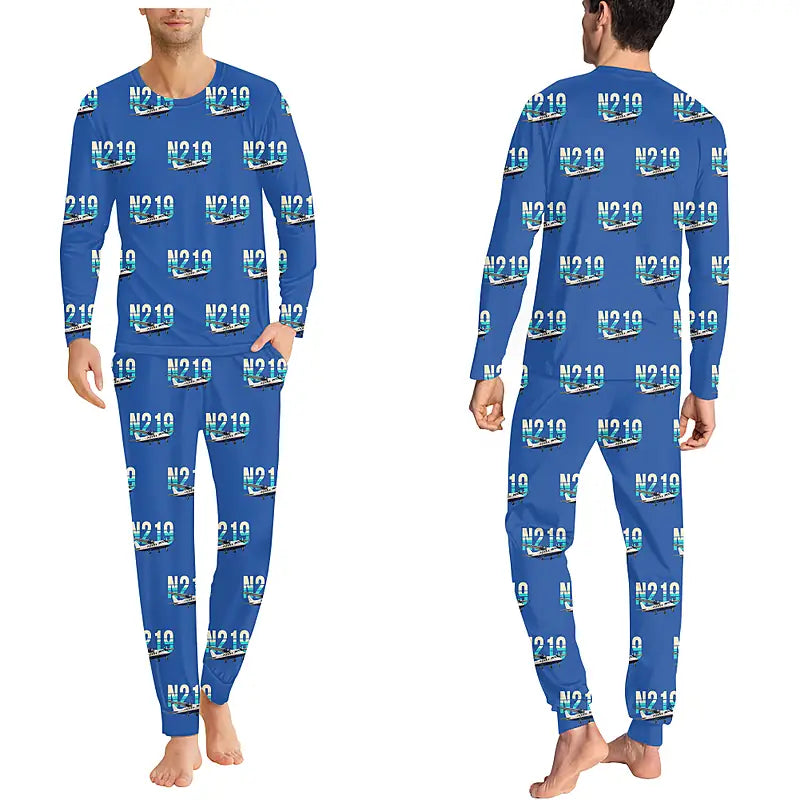 N219 Nurtanio - Men Pajamas - Original Pattern - Blue